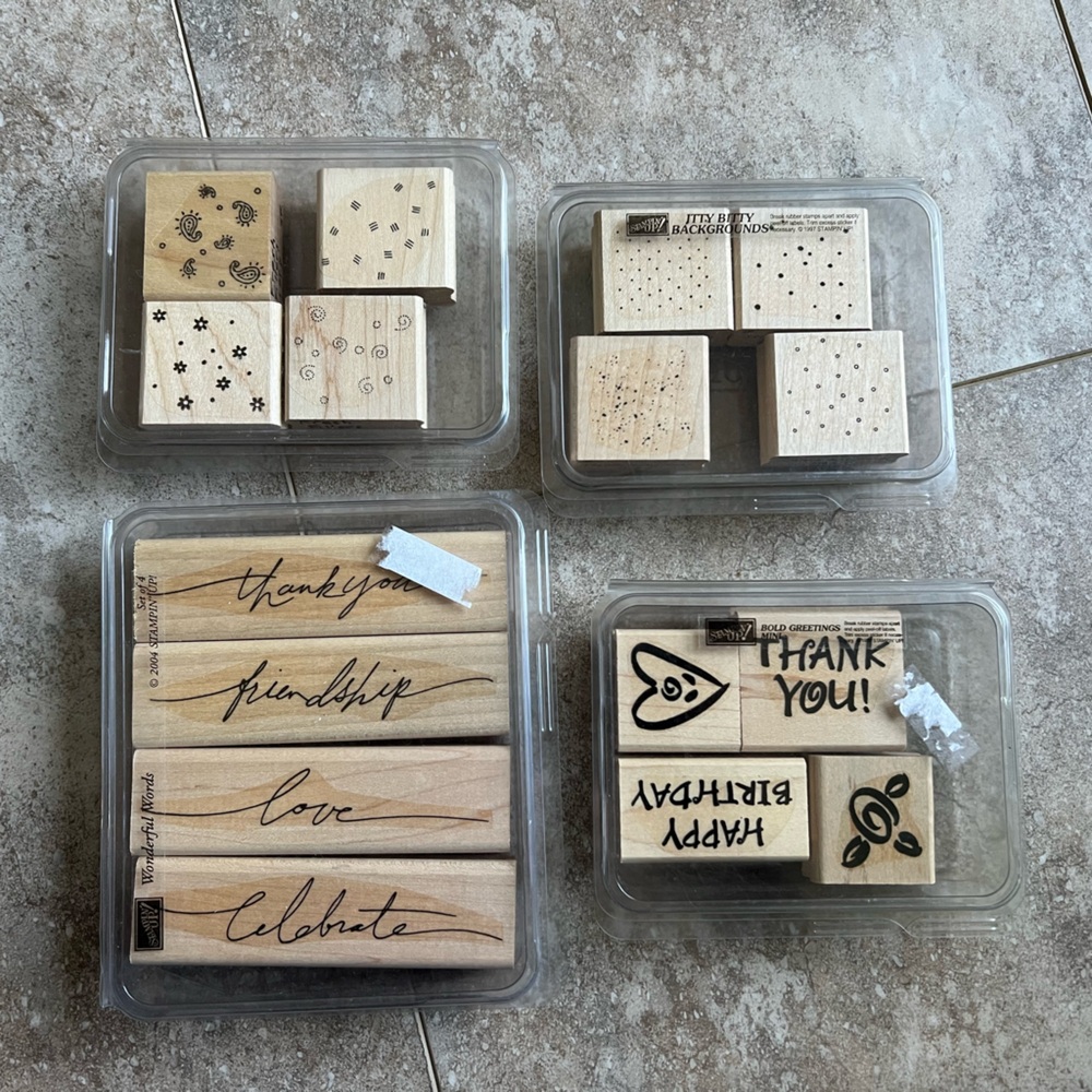 Stampin' Up! Wonderful words, fresh fillers, itty bitty dots and bold greetings